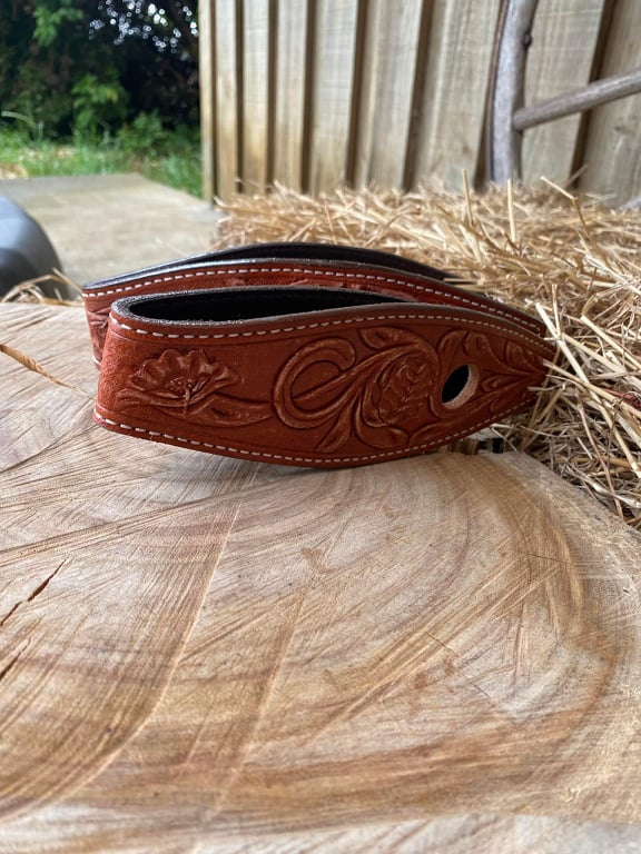 Slobber - Slobber Straps Tooled Leather