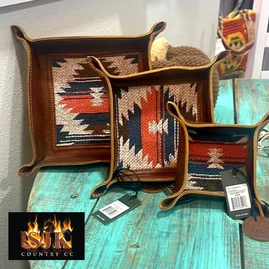 Gift - Southwest Leather Trays