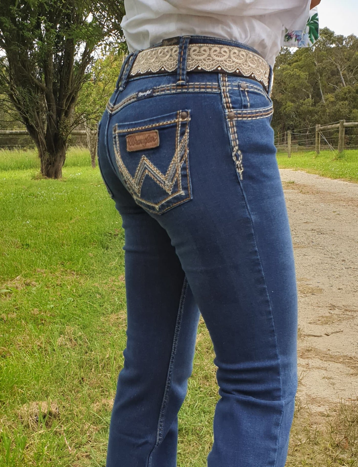 Wrangler Retro Mae Deadwood Stretch Jeans 34 Leg